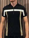 Cruyff Classics - Check Polo - Zwart