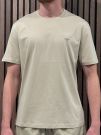 Emporio Armani - Man Jersey T-shirt Beachwear - Beige