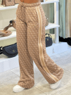 Guess Active - 4G Allover Jacquard Long Pants - Beige