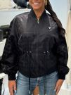 Guess Active - 4G Aop Full Zip Jacket - Zwart