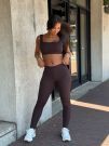 Guess Active - Blossom Rib Leggings - Bruin