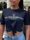Guess Active - Cn Ss Bow T-shirt - Blauw