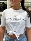 Guess Active - Cn Ss Bow T-shirt - Wit