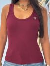 Guess Active - Colette Rib Tank - Rood