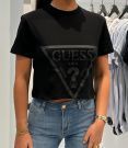 Guess Active - Adele Crop T-shirt - Zwart