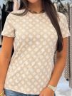 Guess Active - Gloria Peony Ss T-shirt - Beige