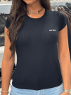 Guess Active - Lotus Slim Ss T-shirt - Zwart