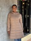 Guess Active - New Aleta Long Puffer Jacket - Beige