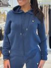 Guess Active - Olympe Full Zip Hoodie Sweatshirt - Blauw