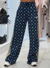 Guess Active - Peony Taped Straight Long Pant - Blauw