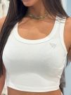Guess Active - Silvy Rib Tank Top - Wit