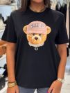 Guess Active - Teddy Bear Hat SS T-shirt - Zwart