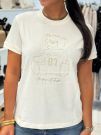 Guess Active - Unique Attitude Ss T-shirt - Beige