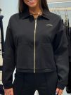 Guess Active - Carla Crop Zip Jacket - Zwart