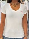 Guess - Basic V-neck - Wit