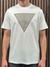 Guess - Cn Ss Triangle Logo Tee - Wit