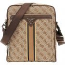 Guess - Milano Top Zip Crossbody With - Beige