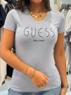 Guess - Cn Ss Guess Logo Tee - Blauw