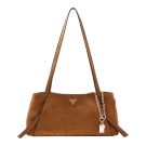 Guess - Devon Shoulder Satchel - Cognac
