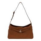 Guess - Ella shoulder Bag - Cognac