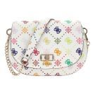 Guess - Emelie Logo Flap Shoulder Bag - Wit