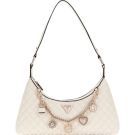 Guess - Everlee Top Zip Shoulder Bag - Wit