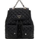 Guess - Giully II Flap Backpack - Zwart