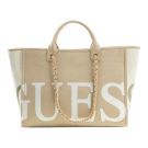 Guess - Guess Logo Beach Maxi Bag - Beige