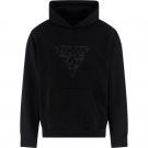 Guess - Embroidered Triangle Hoodie Sw - Zwart