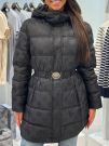 Guess - Imma Logo Midi Puffer - Zwart