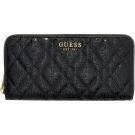 Guess - Isemay Slg Large Zip Around - Zwart