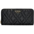 Guess - Isemay Slg Large Zip Around - Zwart
