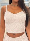 Guess - Katrina Bralette Lace Top - Roze