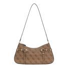 Guess - Leona Logo Shoulder Bag - Bruin