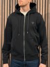 Guess - Ls Basic Zipper Hoodie - Zwart