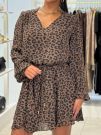 Guess - Ls Wanda Flare Dress - Bruin