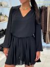 Guess - Ls Wanda Flare Dress - Zwart