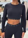 Guess - Matilde Seamless Ls Tee - Zwart