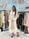 Guess - Melania Fluid Long Trench - Beige
