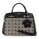 Guess - Melinda Logo Tri Comb Satchel - Zwart