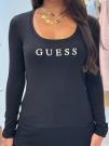 Guess - New Carrie Ls Fitted Shirt - Zwart