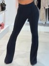 Guess - New Flared Evelina Pant - Zwart