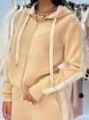 Guess - New Hooded Scuba Sweatshirt - Beige