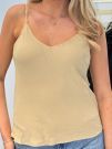 Guess - New Sl Caroline Logo Tank - Beige