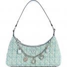 Guess - Everlee Top Zip Shoulder Bag - Blauw