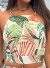 Guess - Sl Gaelle Crop Top - Groen