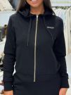 Guess - Sofia Zipper Sweatshirt - Zwart