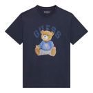 Guess - Ss Bsc Guess Bear Tee - Blauw