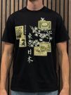 Guess - Ss Bsc Japanese Stamps Tee - Zwart