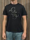 Guess - Ss Bsc Shimmer Quattro G Tee - Zwart